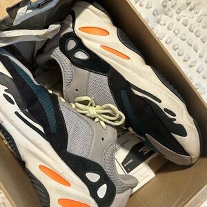 Yeezy Athletic Shoes - Gray, Black, Orange